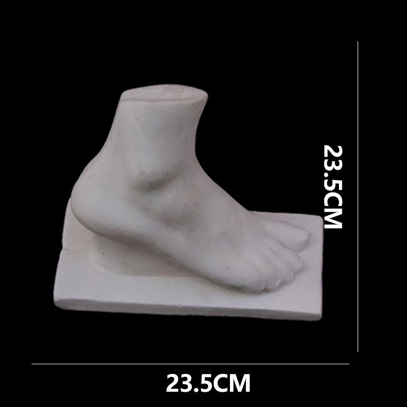 男女手足石膏像男女手脚四件套石膏教具美术素描绘画写生静物用具