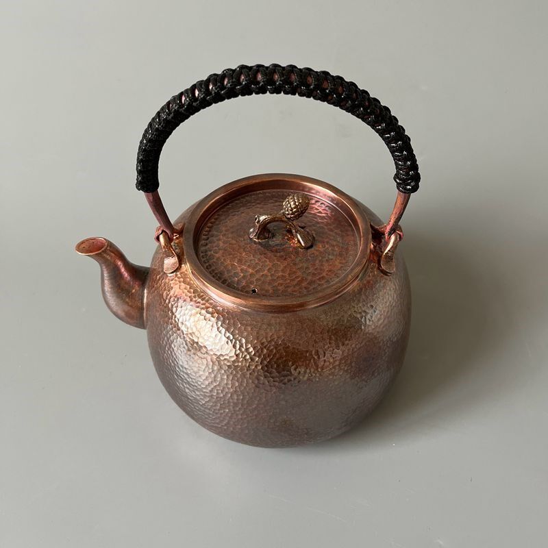 铜壶烧水壶 手工紫铜壶 泡茶煮水茶壶日式仿古纯手工铜壶小清加厚