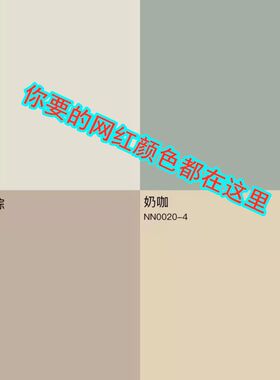 网红彩色乳胶漆杏子灰内墙面漆伦敦雾墙漆奶咖色哑光水性环保涂料