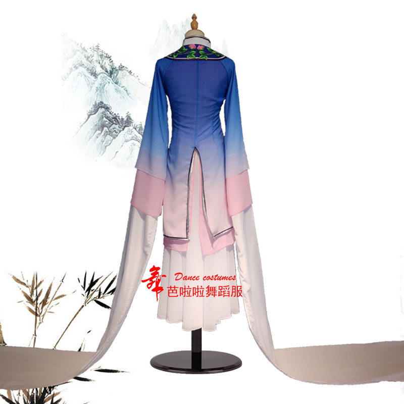 古典京剧戏曲忆青衣演出服女飘逸水袖表演典狱司舞蹈服艺考服赤伶