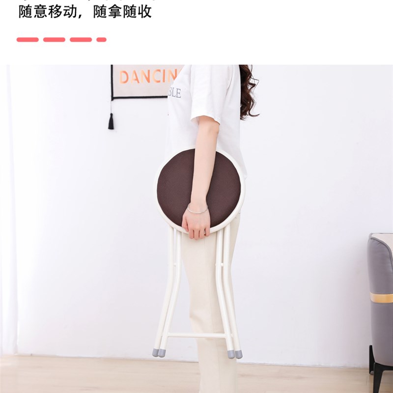 YSF简易家用折叠餐椅写作业休闲凳子会议临时宿舍餐馆化妆椅子