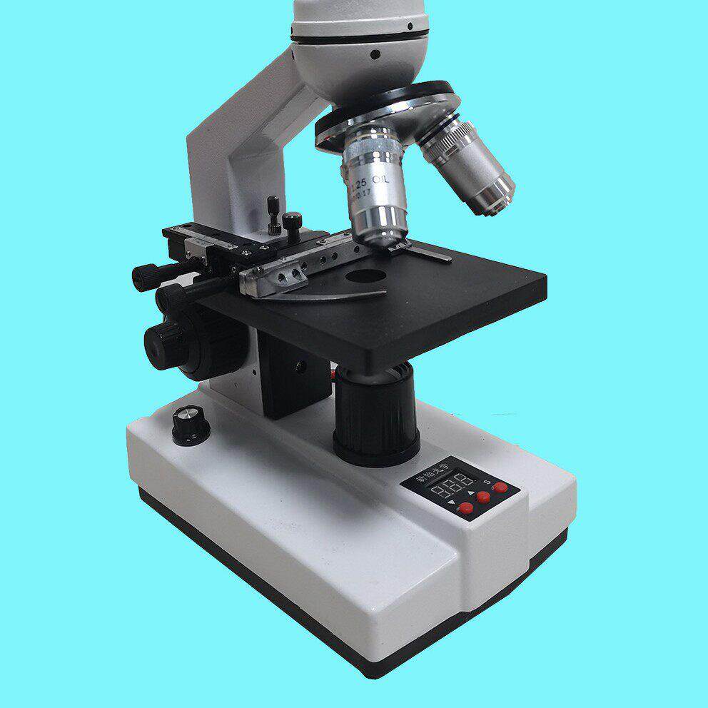 XSP-00液晶显示屏生物显微镜加热款目三镜头教学兽用显微检测