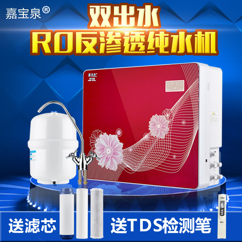 智能双水净水器家用直饮厨房除垢除味ro反渗透纯水机高配自吸包邮