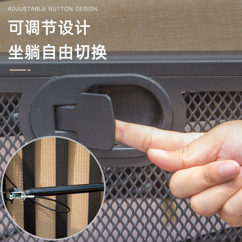 临亚户外沙发露台阳台休闲座椅可调编藤单人沙发庭院防水防晒椅子