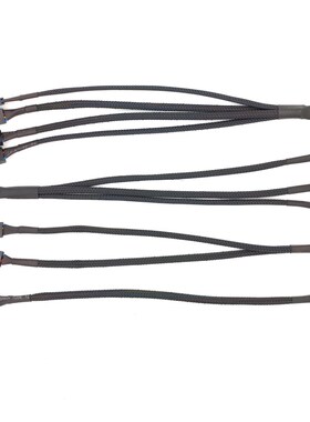 机箱风扇3pin/4pin延长线3P/4P一分二/一分三拓展线3针/4针集线器