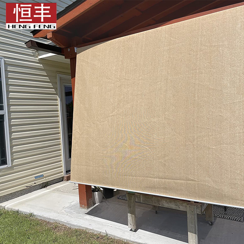 户外阳台客厅防晒遮阳窗户隔热卷帘遮挡办公室玻璃房遮光拉珠帘子