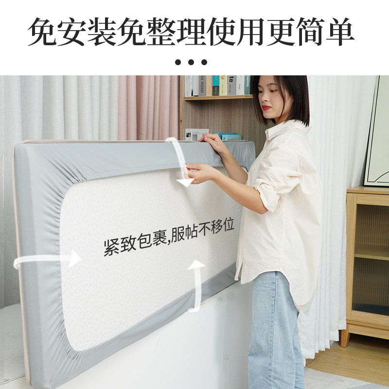 飘窗垫床笠式套罩可拆洗窗台垫榻榻米垫沙发垫保护罩垫子布套定做