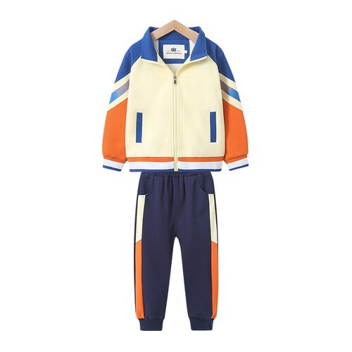 学院风天蓝色校服套装小学生春夏装新款男女儿童班服纯棉幼儿园服