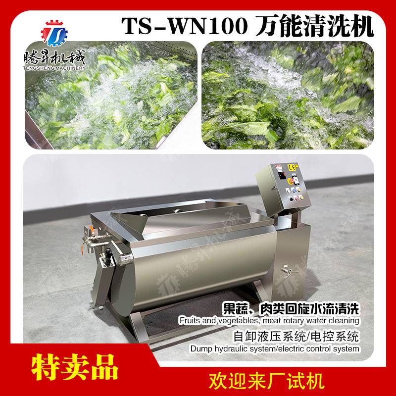 全自动果蔬万能洗菜机 多功能圣女果清洗机 食堂专用洗菜机器