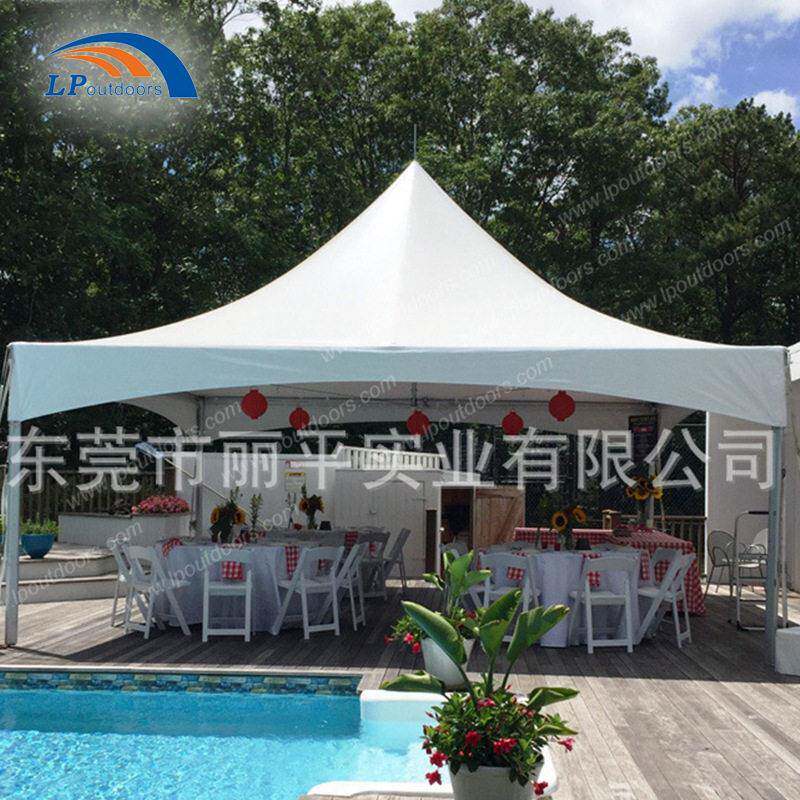 丽平户外欧式婚庆篷房广告活动展销尖顶篷露天遮阳铝合金展览帐篷