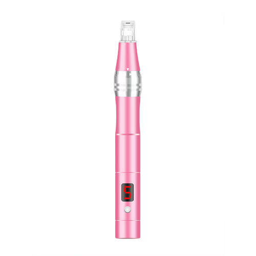 电动微针导入美容仪器 家用脸部mts飞梭中胚头皮生发纳米微晶笔