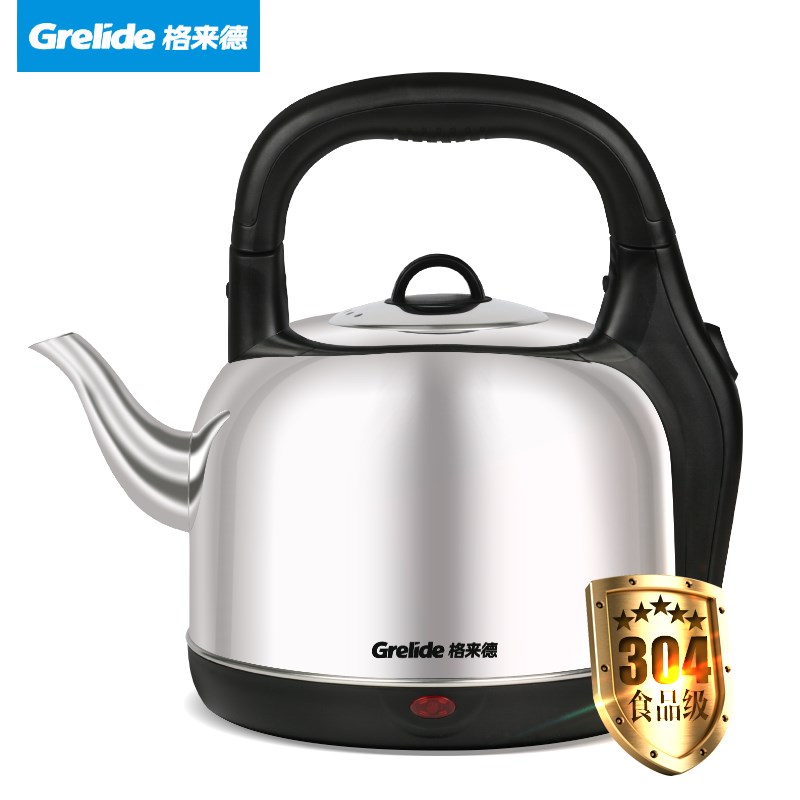 Grelide/格来德 242S电热水壶304不锈钢家用大容量烧水壶自动断电