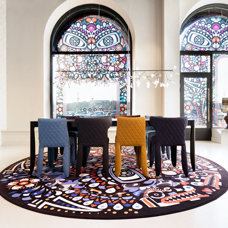怪物椅Moooi Monster意式轻奢高级真皮餐椅设计师餐厅家具怪兽椅