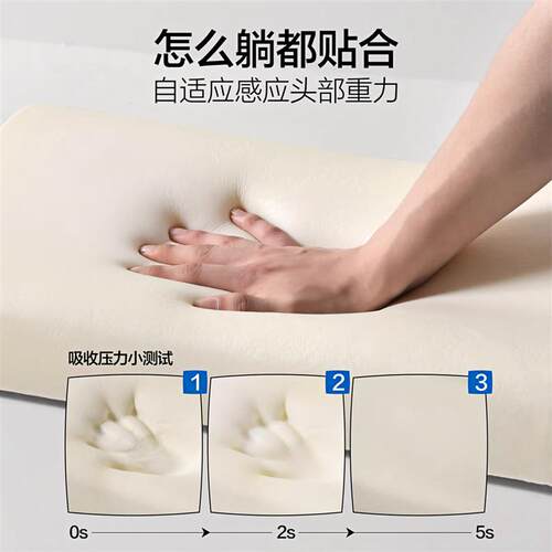 记忆棉枕头慢回弹零压枕芯护颈椎助睡眠针织家用