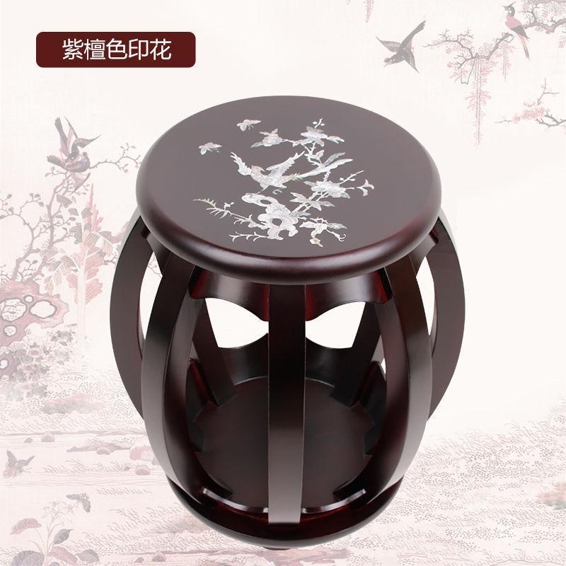 实木凳子圆凳鼓凳中式餐桌专用凳子古筝专用凳坐凳换鞋凳结实耐用