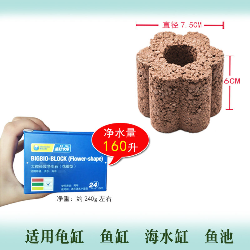 BB菌净水石鱼缸微生物过滤材料分解鱼便水族净化滤材硝化菌免换水