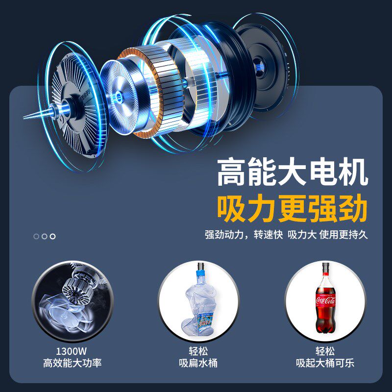洁霸BF500吸尘器家用大吸力装修美缝开荒保洁强力商用吸水吸尘机