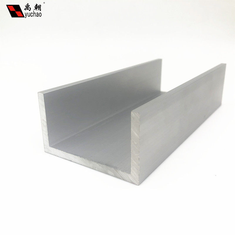 铝合金U型槽70x40x5mm铝u型槽合金铝条铝合金型材导轨铝型材槽铝
