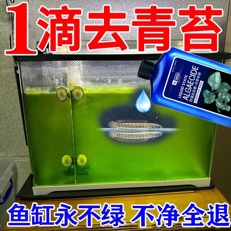 鱼缸除藻去苔剂净水养鱼净化水质水族除藻剂除藻去苔清绿水除藻剂