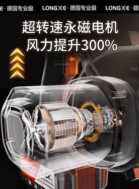 工地用工业小型超强力鼓风机大功率电动吹风机吹灰尘家用吸尘风机