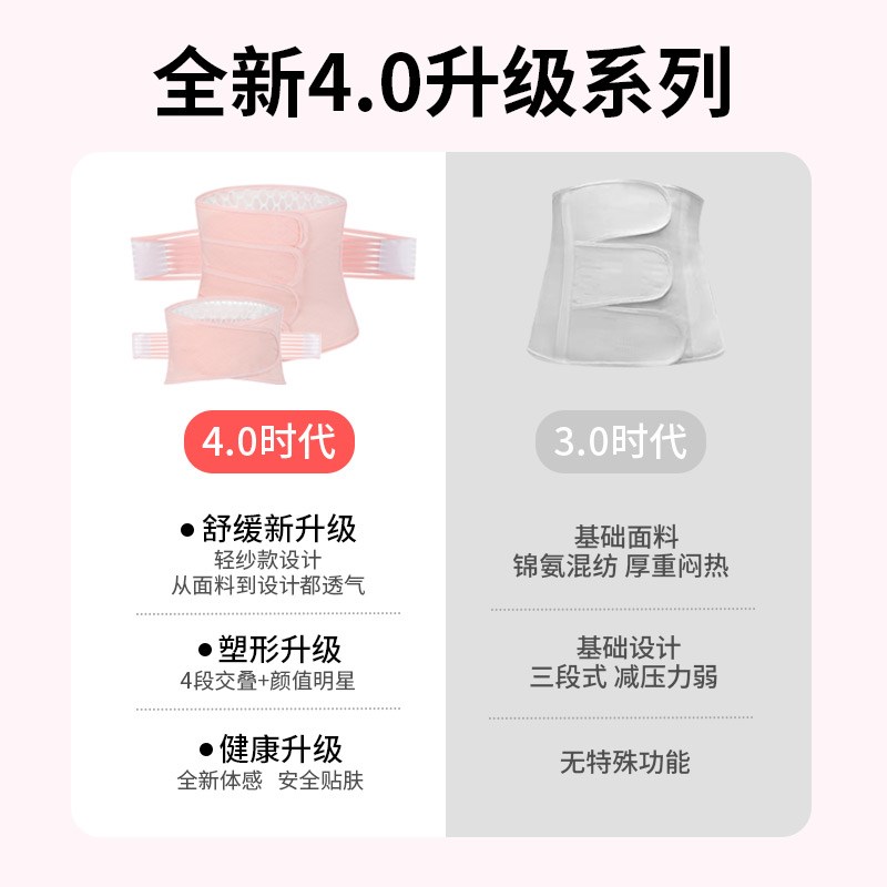 收腹带产妇产后专用月子修复夏季束腰束缚带顺产剖腹产孕妇刨腹产