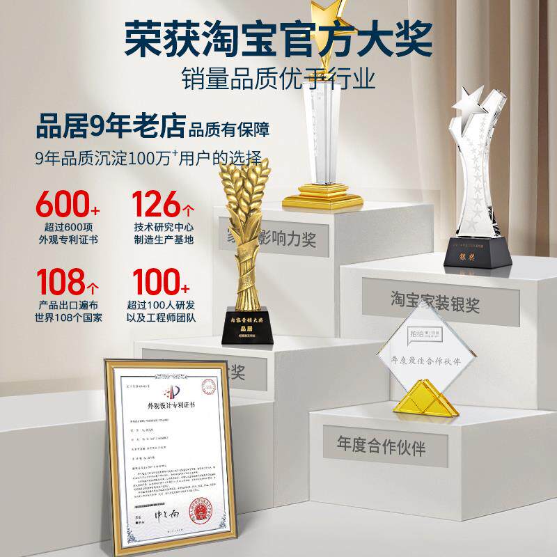 法式轻奢水晶客厅吊灯2026新款简约大气叶片玻璃全光谱护眼灯具