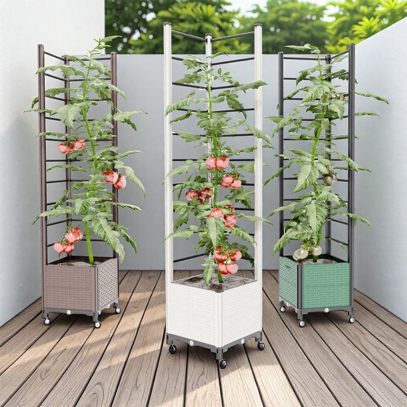 葡萄爬藤架黄瓜架子庭院户外植物支撑杆蔬菜花架西红柿月季番茄