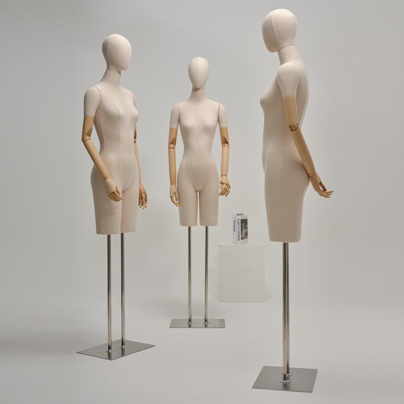 服装店女装模特展示架全身婚纱双腿半身实木手模特假人偶橱窗道具