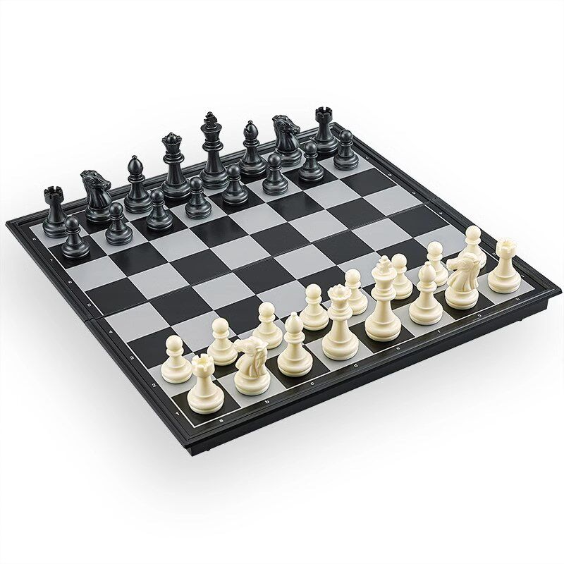 UB友邦国际象棋中大号磁性黑白棋子折叠棋盘儿童学生培训比赛用棋
