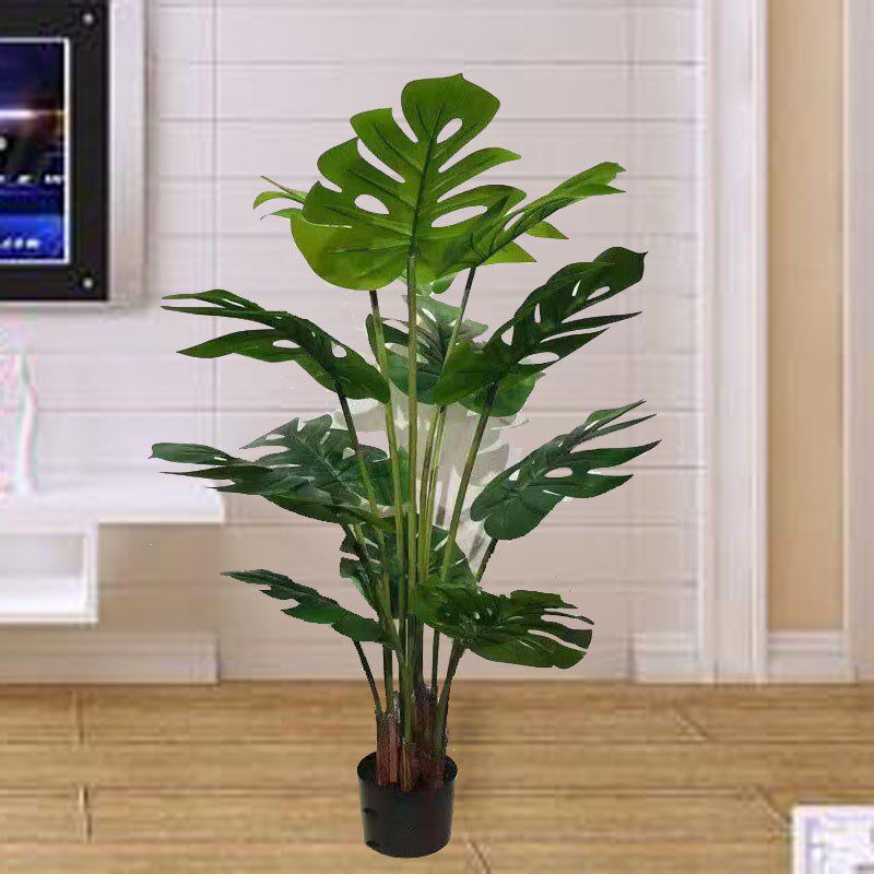 假发财树仿真植物招财盆栽客厅摆件塑料大型绿植室内装饰假花造景