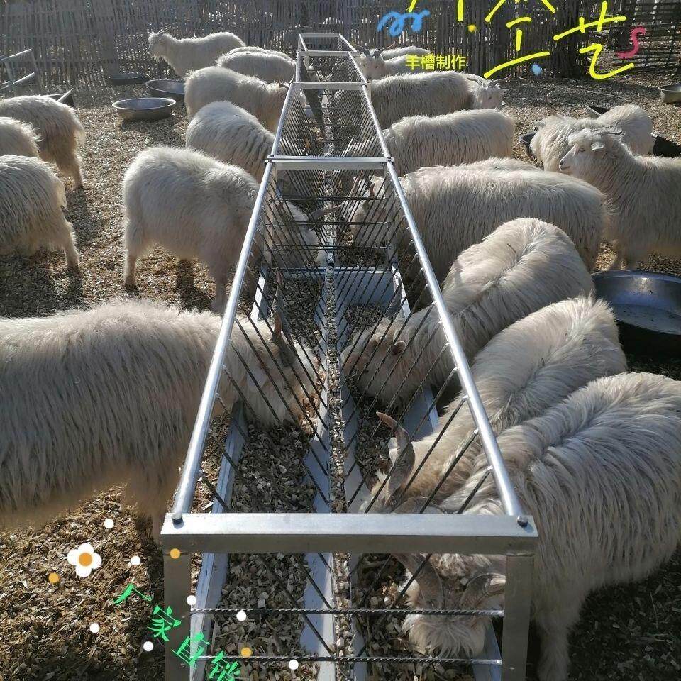 工厂包邮到镇!羊料槽子羊食槽带架子可组装拆卸 经久耐用