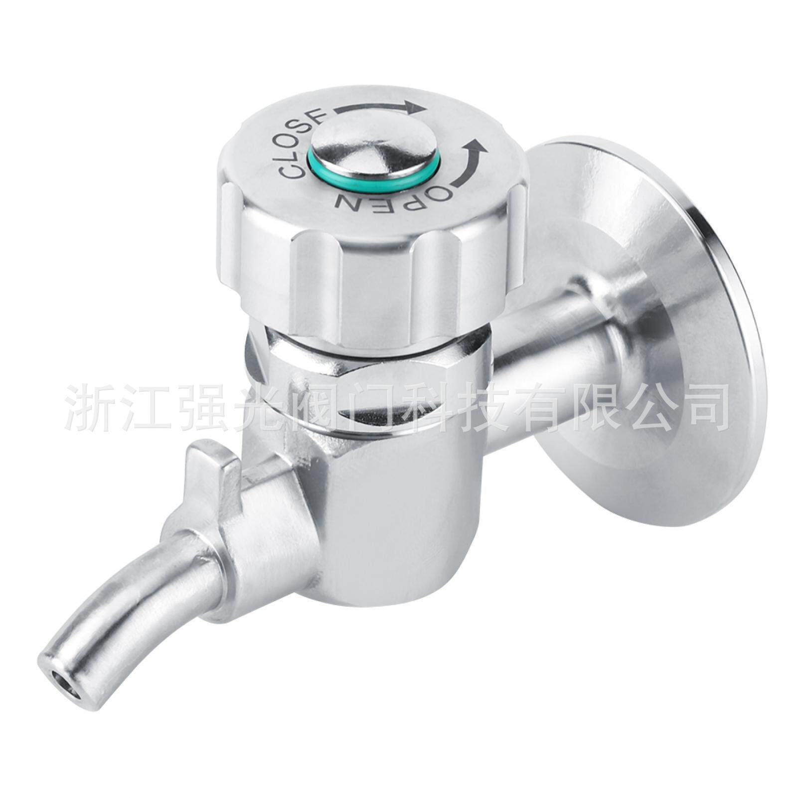 精酿啤酒发酵罐卫生级取样阀,啤酒取样阀,旋螺式,快装,消泡器