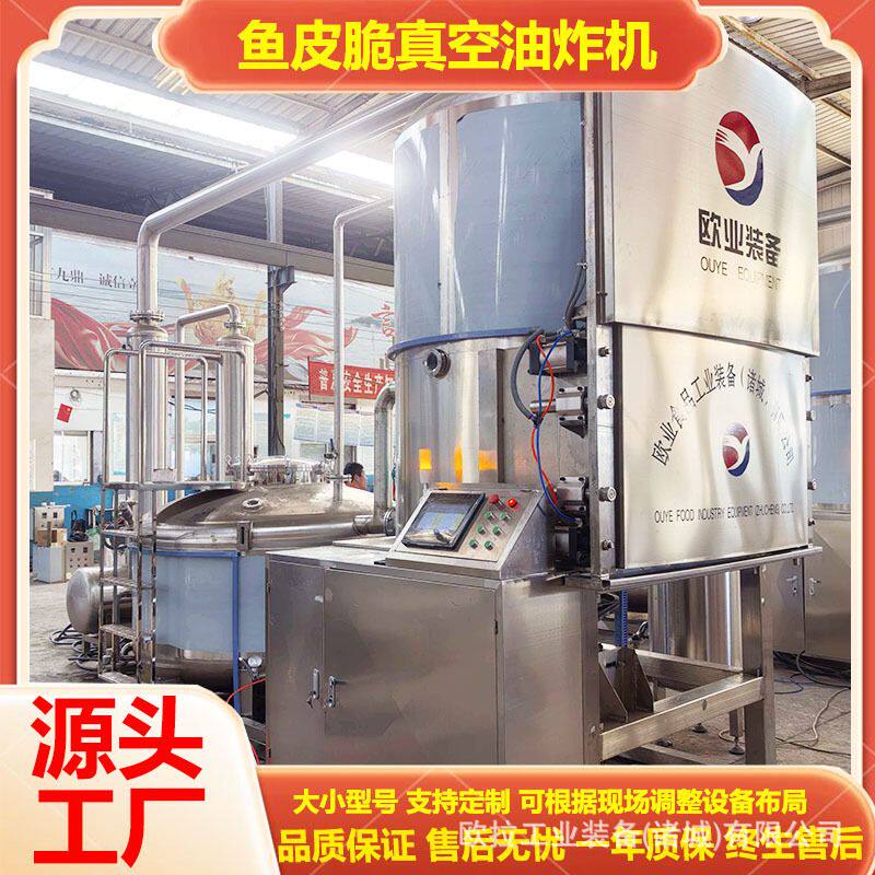 胡萝卜脆片低温加工设备 VF油炸流水线 不锈钢南瓜真空油炸设备