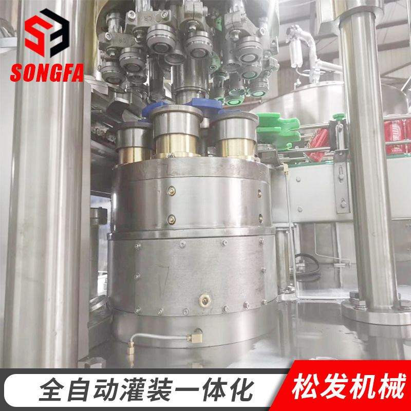 全自动易拉罐茶饮料灌装封口机 金银花饮料生产线 可乐铝罐灌装机