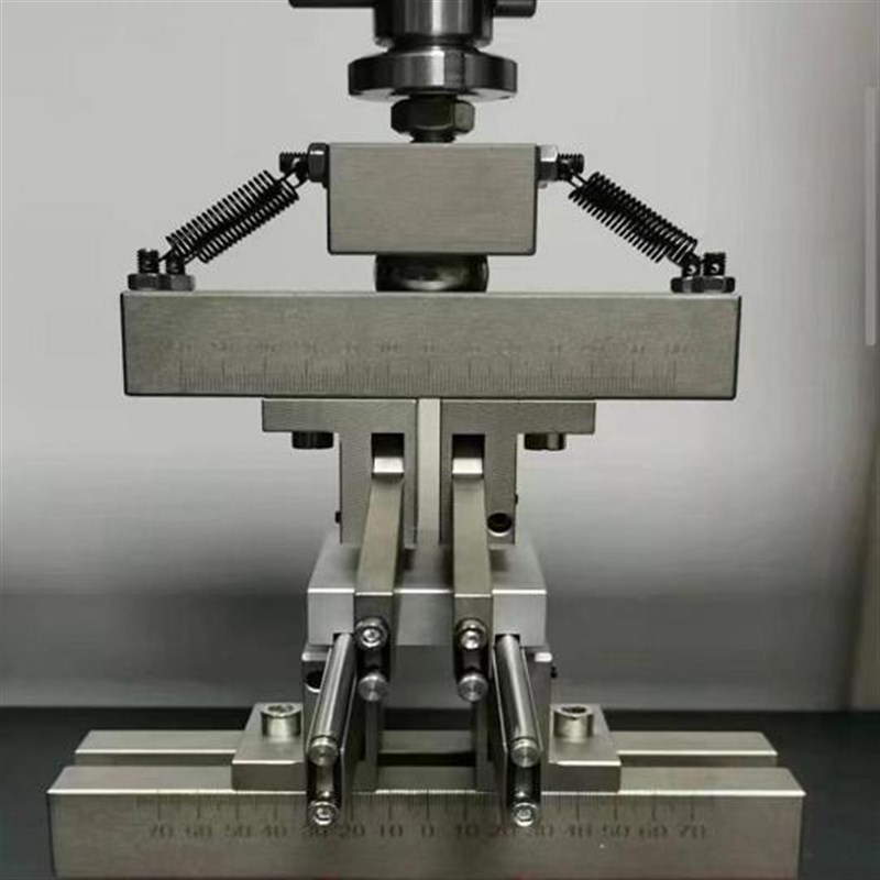 手机玻璃四点抗弯夹具电子电器玻璃弯曲测试夹具四点抗折试样治具