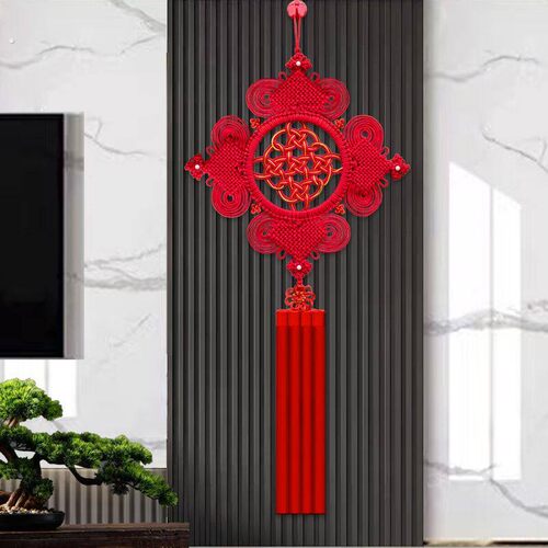 高档中国结挂件客厅大号壁挂喜庆葫芦走廊玄关装饰新年喜庆用品