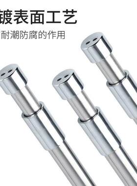 面里衣柜的挂衣杆经济型简单铁棍衣柜内衣架隔断防锈加粗加长横杆