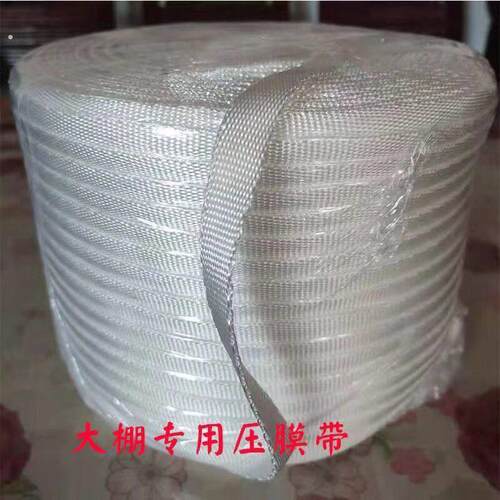 白色抗老化大棚压膜带压膜绳压膜线加厚耐磨防晒拉线绳防风固定绳