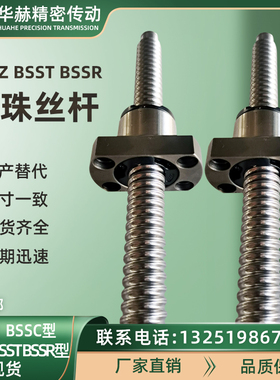 滚珠丝杆BSSZ BSST BSSR0802 0804 1010 1204 1505 1510 2020 32