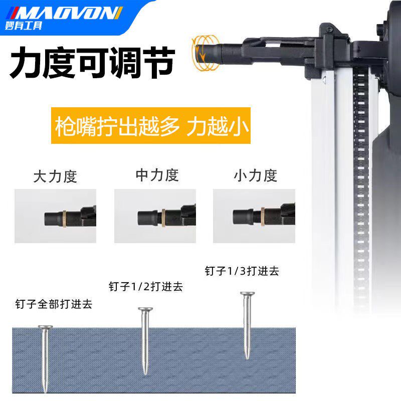 瓦斯射钉水电工专用抢混凝土电动打钉枪气排钉直钉枪水泥墙钢钉枪
