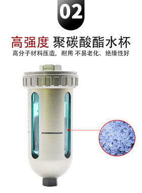 空压机储气罐自动排水器排污阀AD402-04油水分离器末端排水阀气动