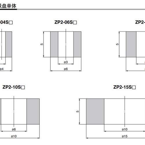 替代海绵吸盘ZP2-T04S-B3 ZP2-T06S-A5 ZP2-08-B5 10S-A5 15S-A5
