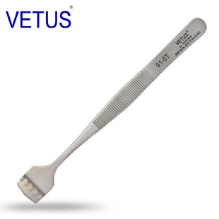 VETUS正品91-T系列有齿晶元镊子 高精密防酸防磁不锈钢硅晶片夹取
