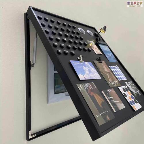 磁吸黑板电表箱免打孔装饰画挂墙摆件新款展示板配弱电箱遮丑神器