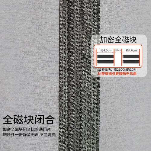 空调门帘隔断帘2025新款高档遮光布门口遮挡帘防风卫生间防走冷气