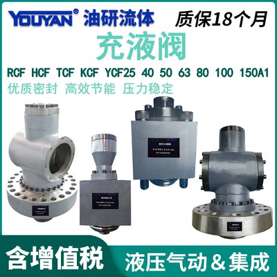 TCF满油阀HCF25充液阀RCF40/50A1/63A1/80A1/100A1/100B1/-10 250