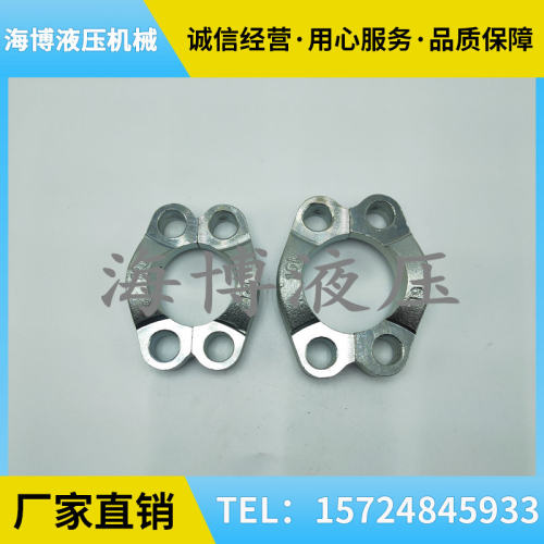 SAE全法兰压板VF法兰盘碳钢整体法兰液压油管法兰夹高压胶管法兰