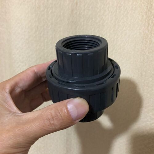 沃德 UPVC双内丝活接头DN15 DN20 4分 6分 1寸 内丝牙 HZVODE油任