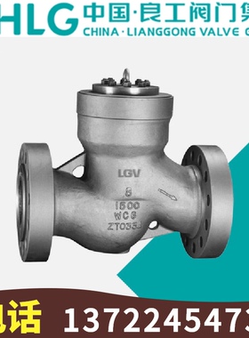 中国良工阀门H41Y-16/25/40I铬钼钢法兰升降式高温止回阀DN40-300