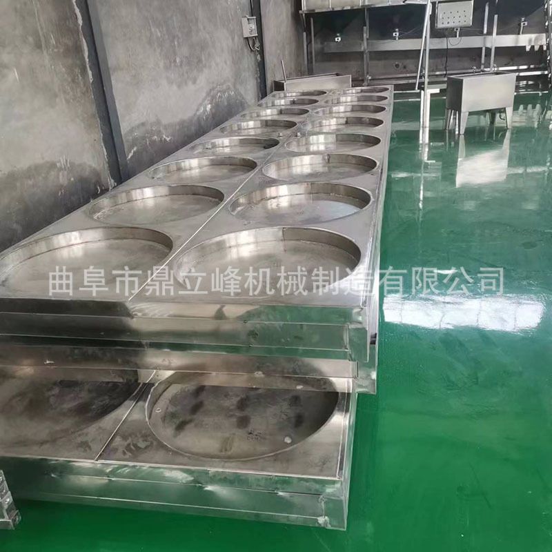 半自动腐竹加工厂设备不锈钢2*8米腐竹生产线蒸汽加热圆形腐竹锅